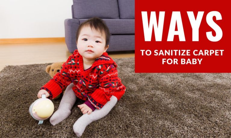 Ways To Sanitize Carpet For Baby